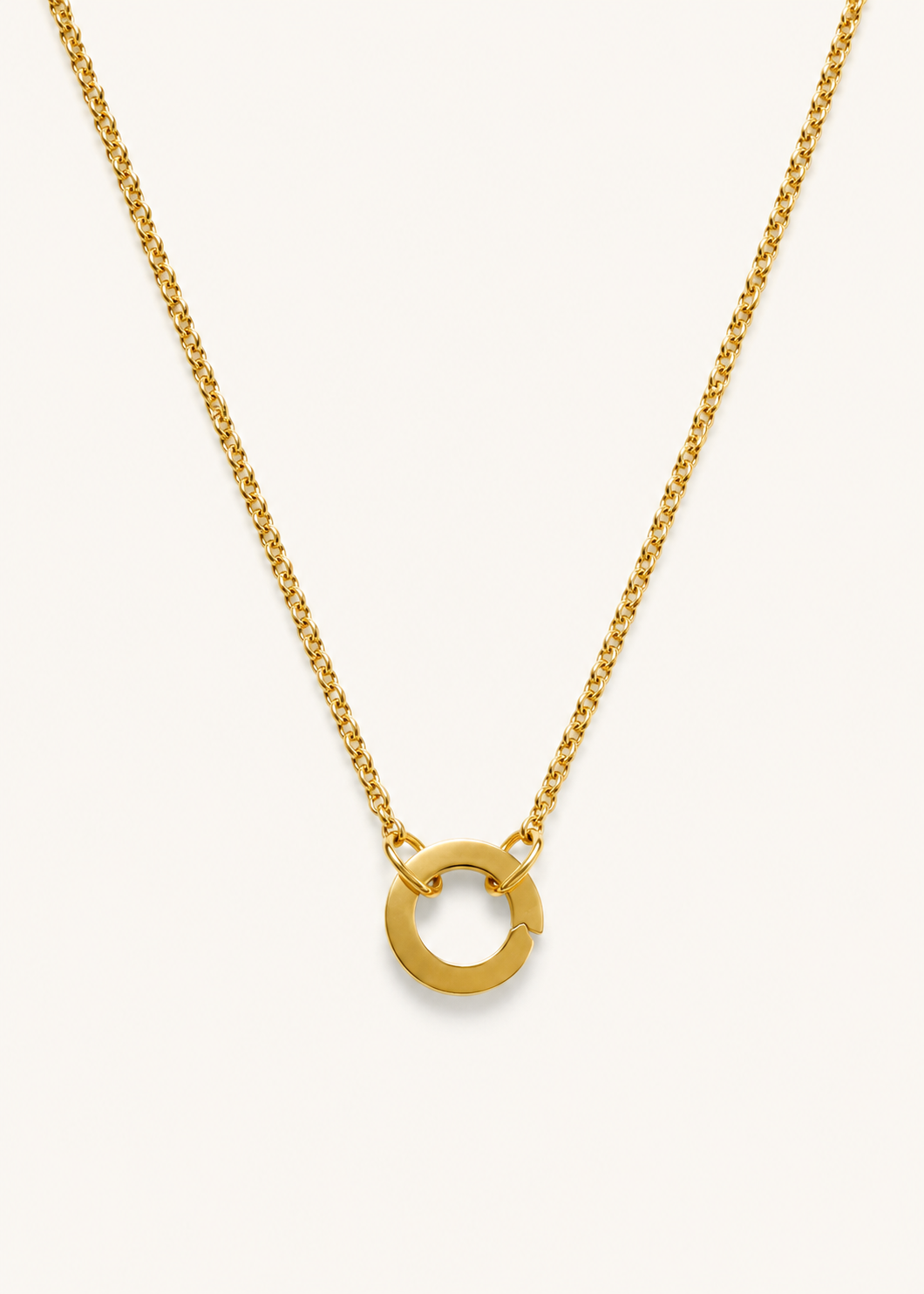 Box chain + Signature Round Clasp
