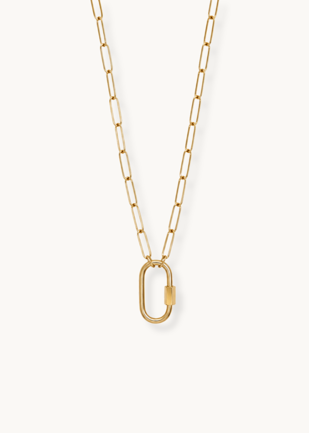 Thick Staple Chain + Large Collector Clasp