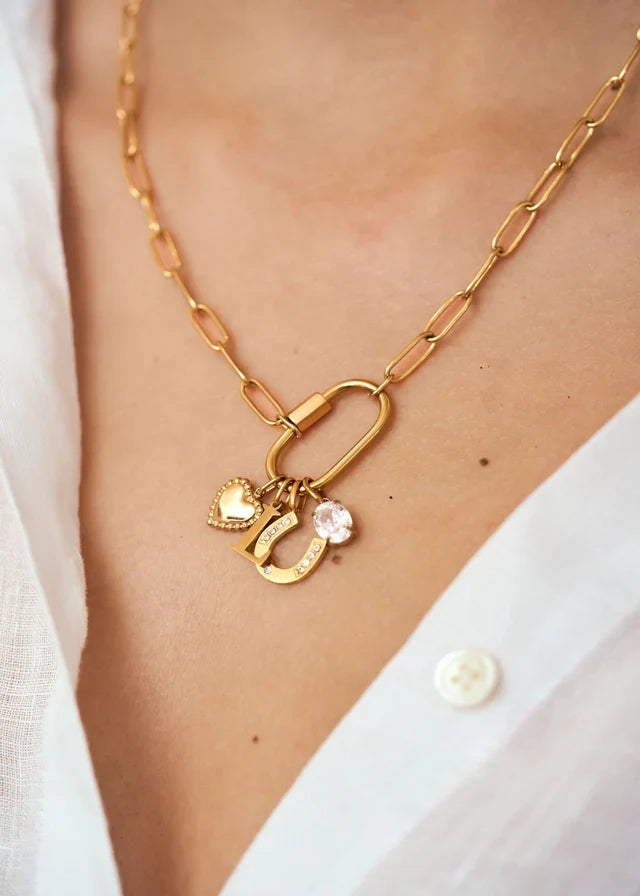 Thick Staple Chain + Large Collector Clasp