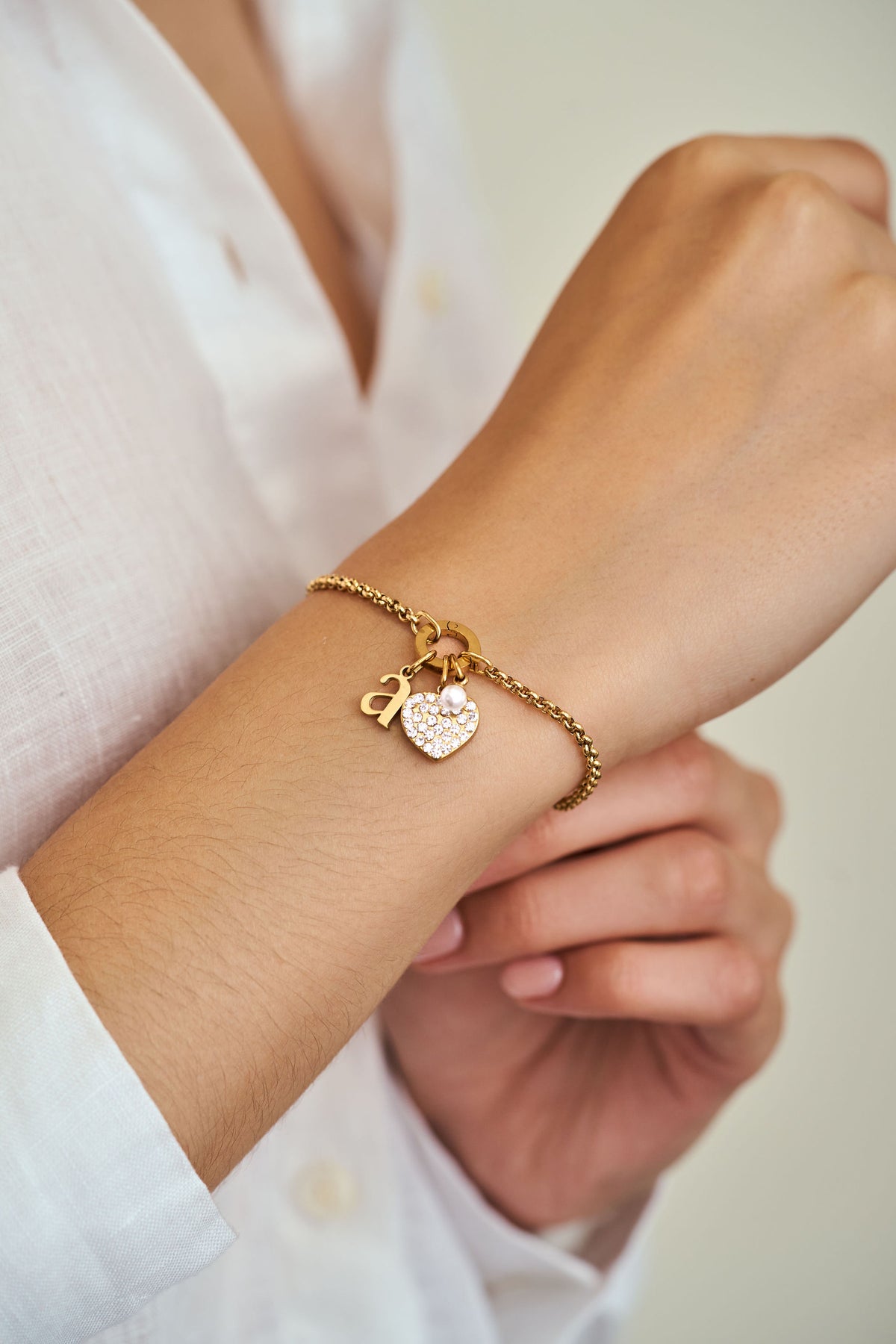 Small Pearl Charm