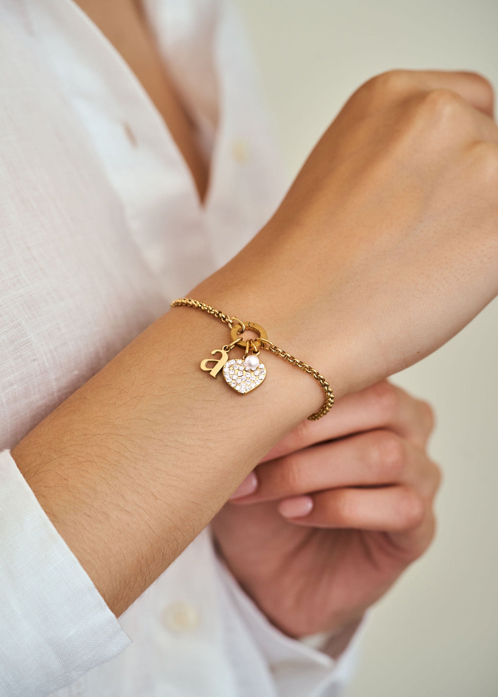 Pavé Heart Charm