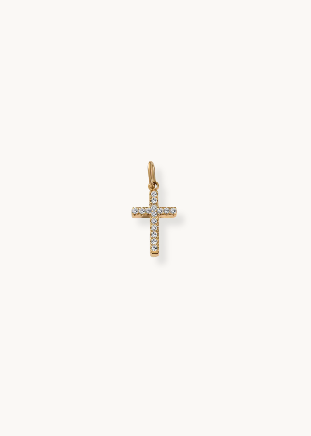 Pavé Cross Charm