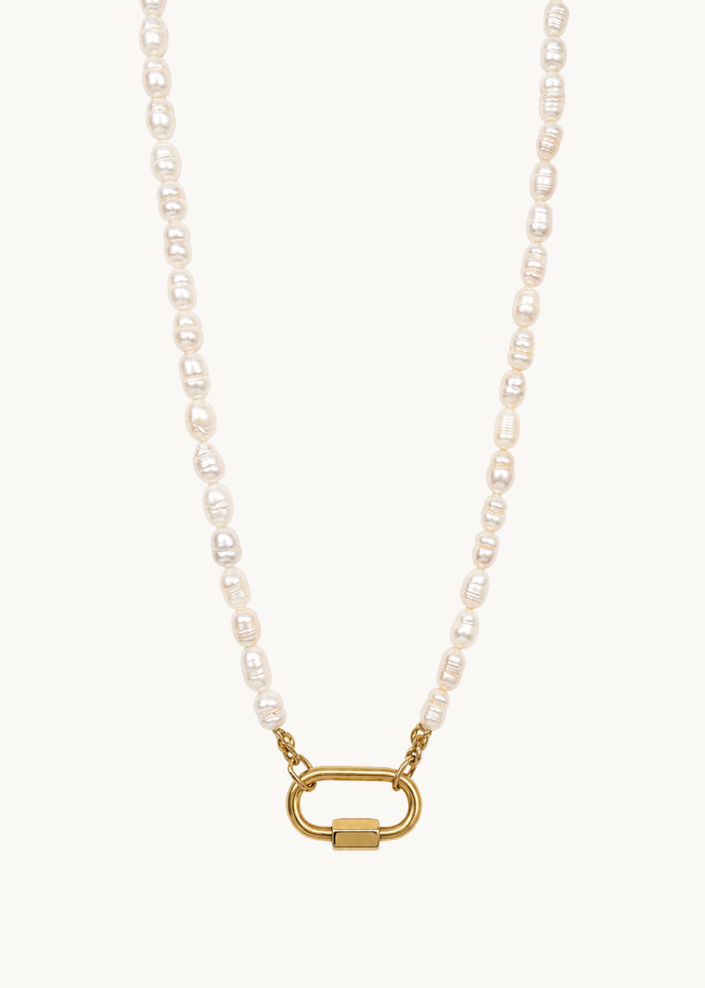 Pearl Chain + Small Collector Clasp