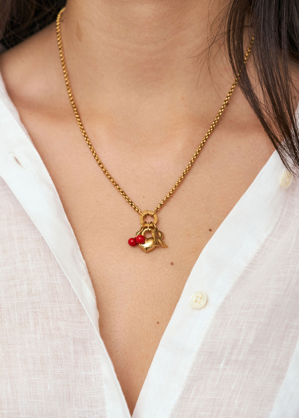 Box chain + Signature Round Clasp