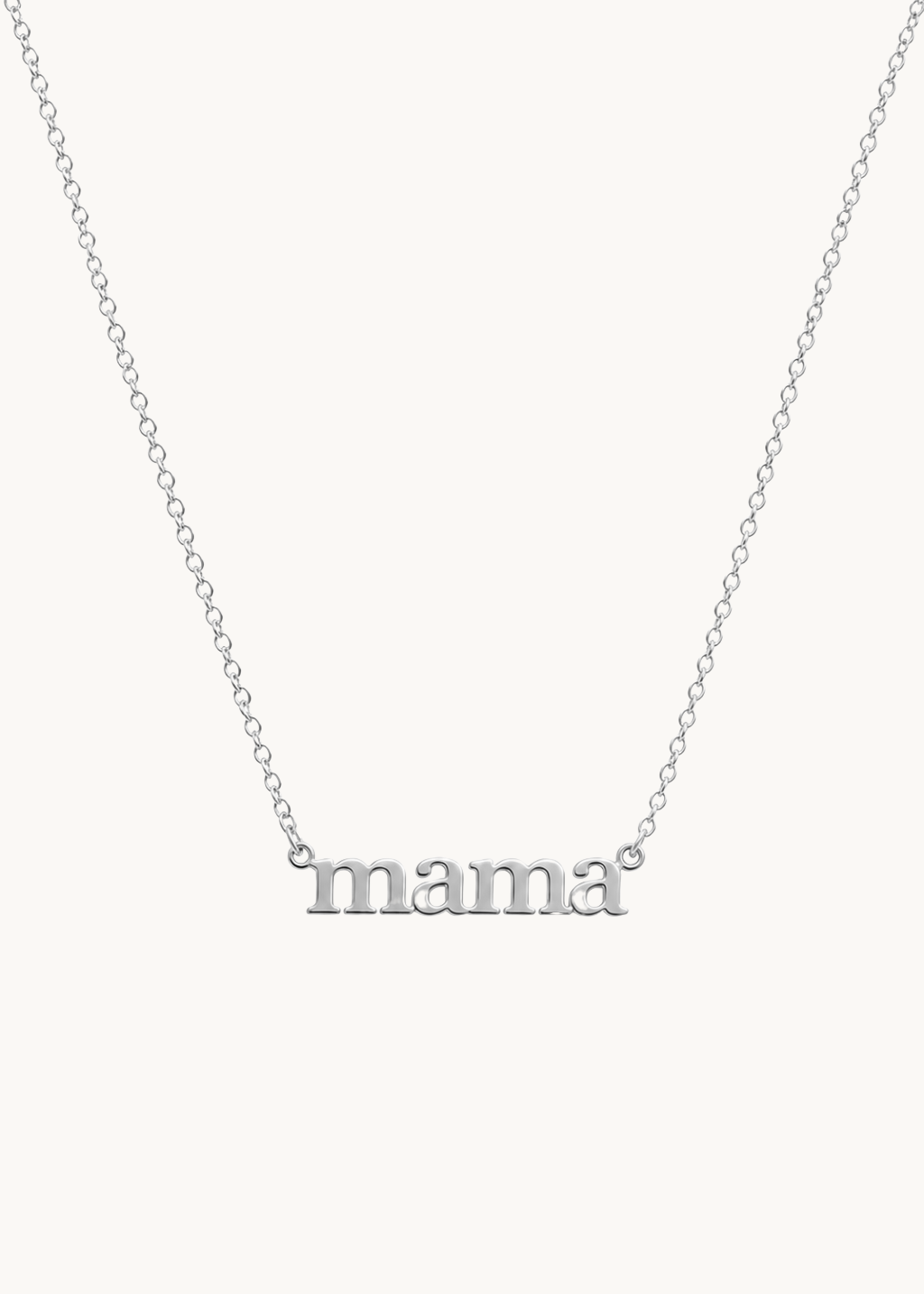 Mama Necklace | Silver