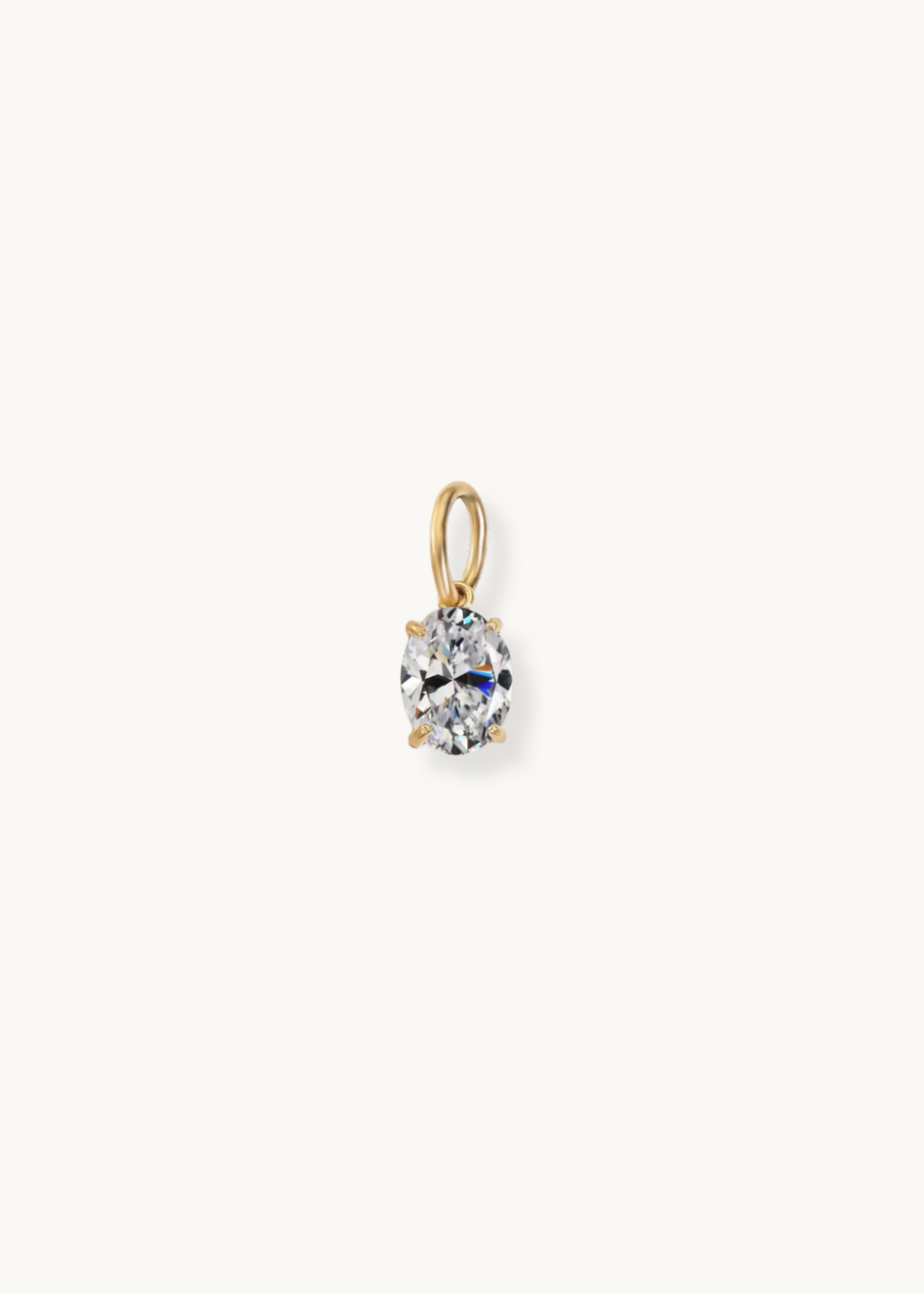 Clarity Oval Charm